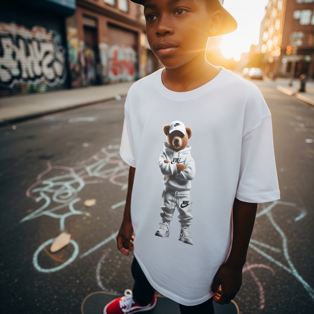 White Teddy Shirt