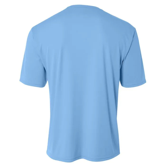 light blue back