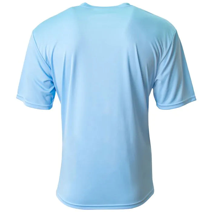 sky blue back