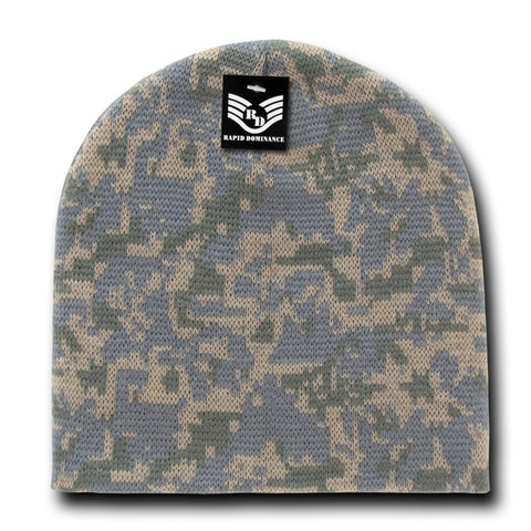 Camo Beanie Camouflage Knit Cap Rapid Dominance